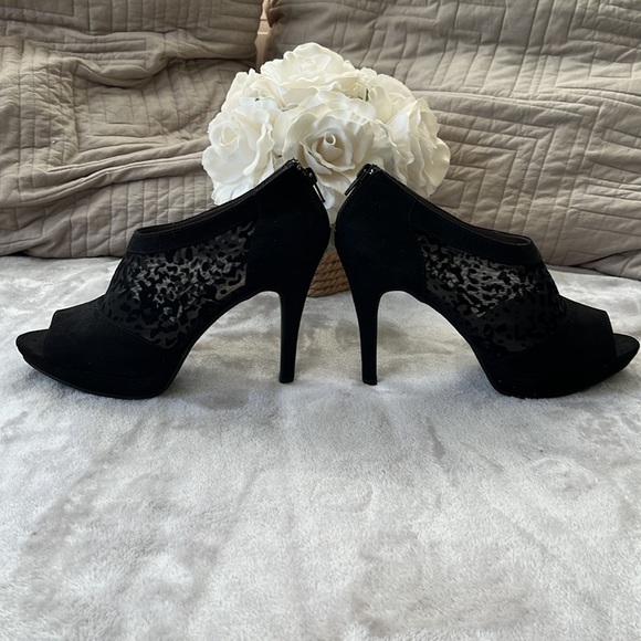 MODA black open toed heel 8 - Picture 6 of 11